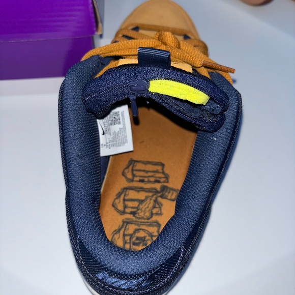 Nike Dunk Low SB Pro PRM ‘Navy Desert Ochre’ Sz. 9 men’s - Picture 8 of 12